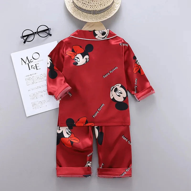 Pijama Infantil Americano Manga Comprida Mickey