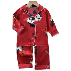 Pijama Infantil Americano Manga Comprida Mickey