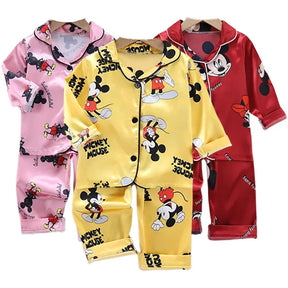 Pijama Infantil Americano Manga Comprida Mickey