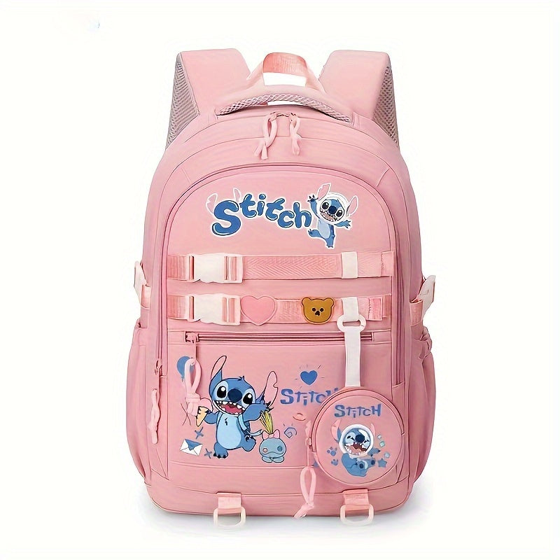 Mochila Escolar Stitch à Prova d'Água