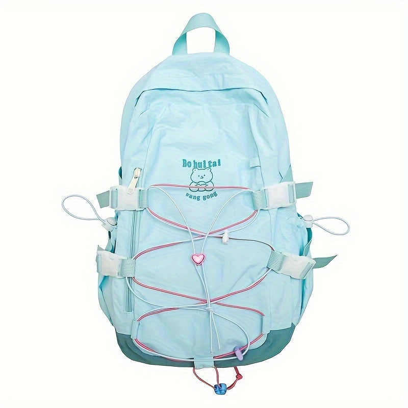 Mochila Feminina Ursinho em Nylon